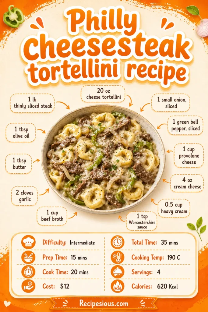 Philly cheesesteak tortellini recipe2