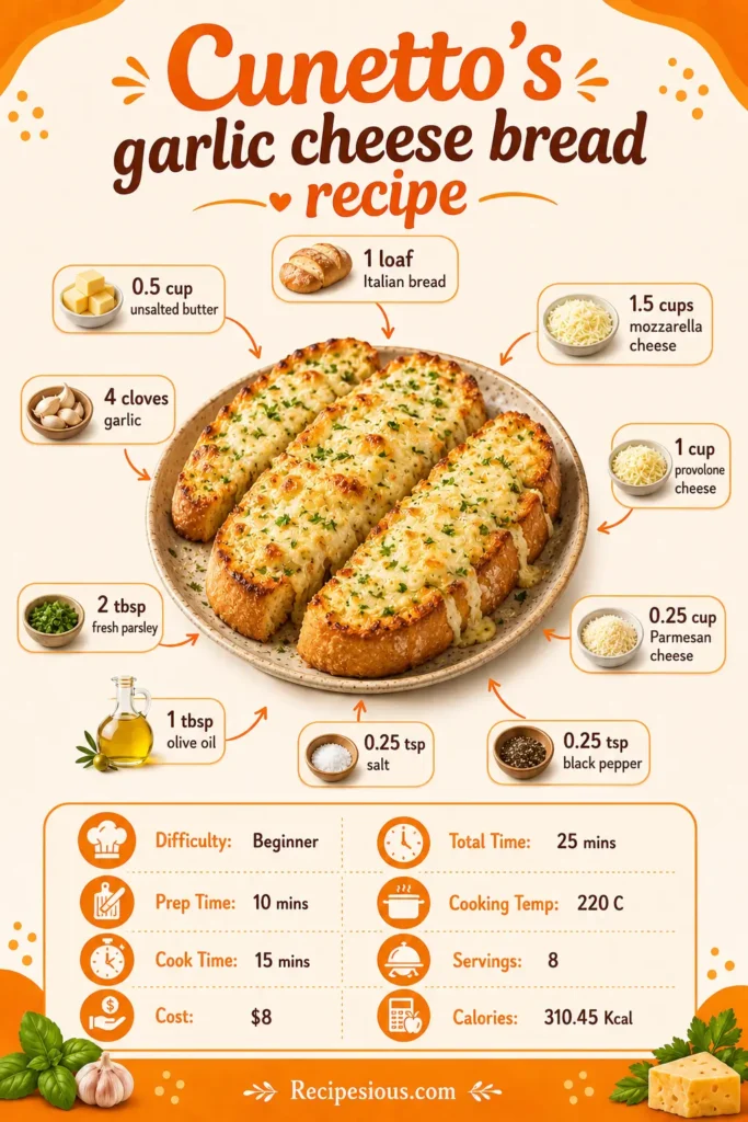 cunetto's garlic cheese bread recipe2