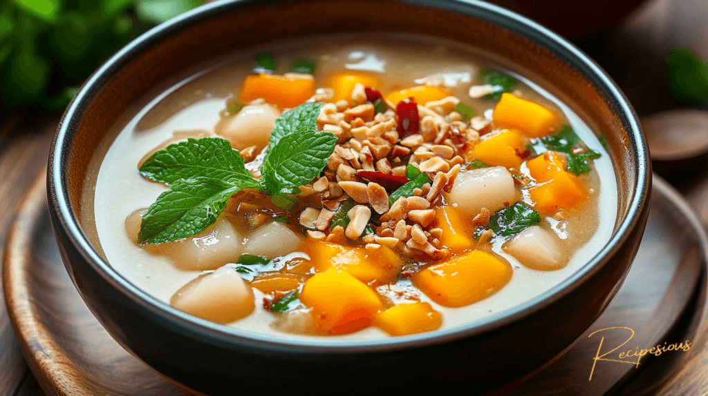 Vegan Vietnamese sweet soup dessert recipe Nutritional Information