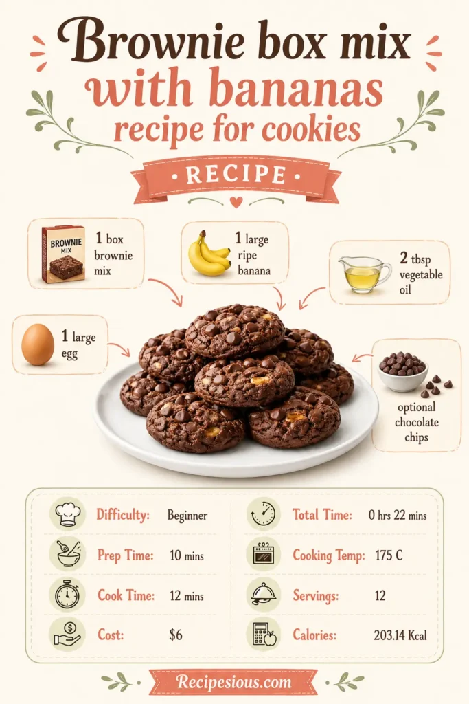 Brownie box mix with bananas recipe for cookies2