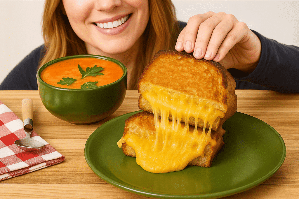 Grilled Cheese & Tomato Soup