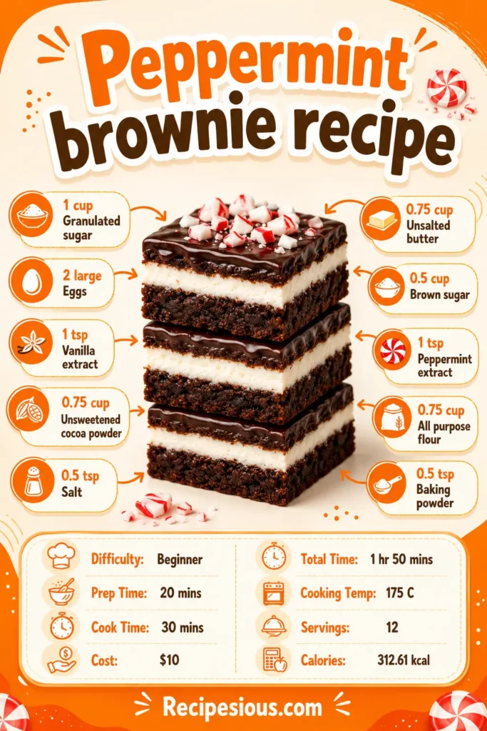Peppermint brownie recipe2