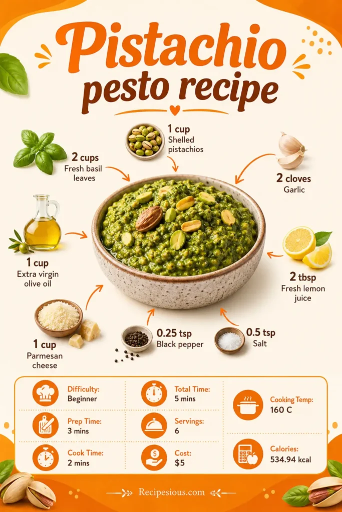 Pistachio pesto recipe2