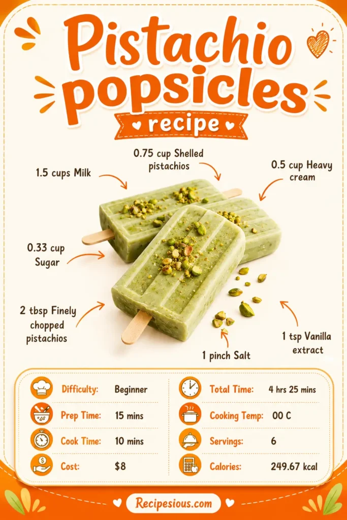 Pistachio popsicles recipe2
