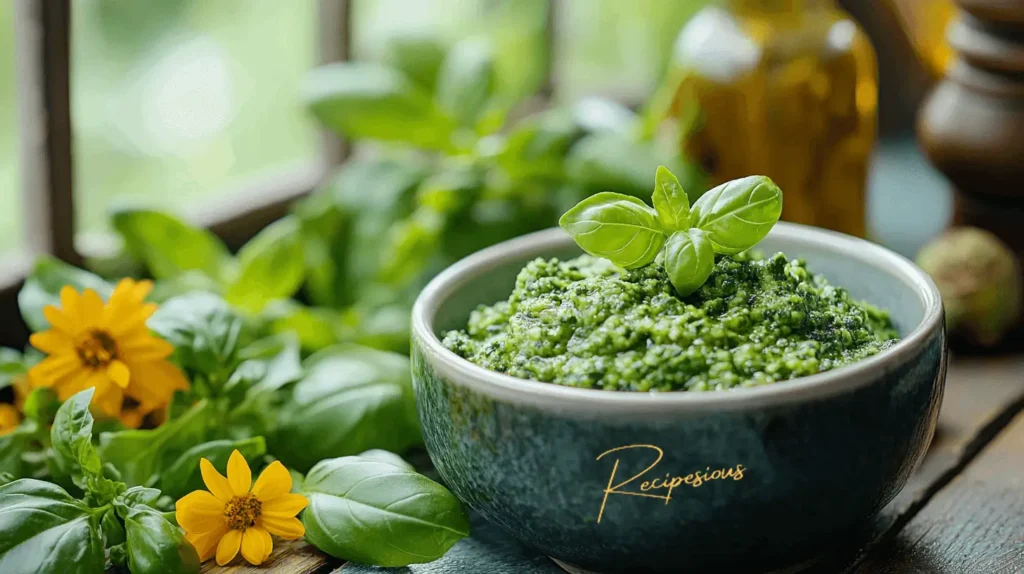 Storage and make ahead - pistachio pesto recipe