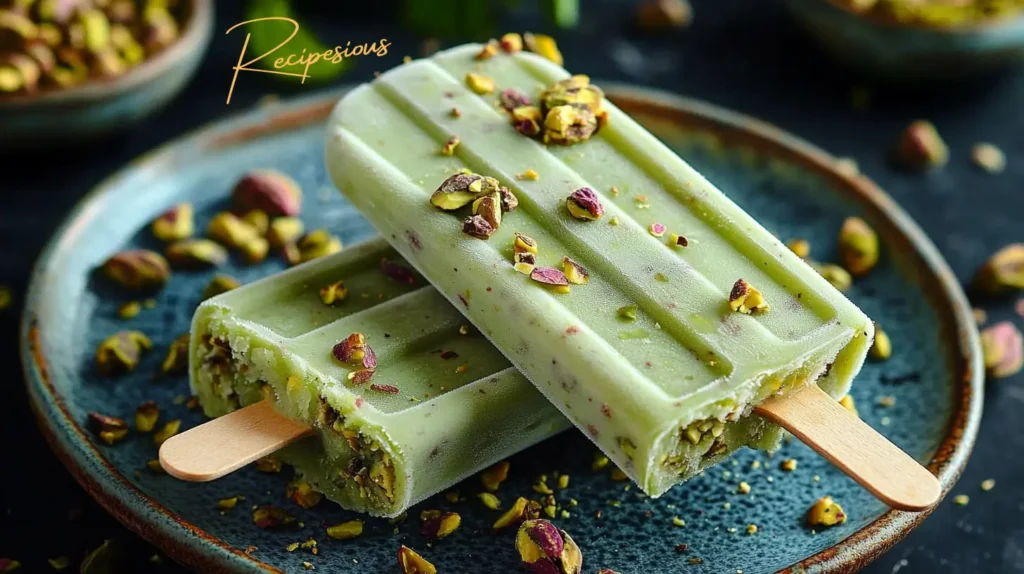 Storage and make ahead - pistachio popsicles recipe
