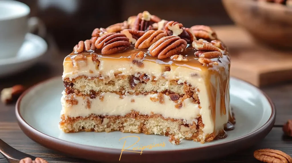 Tips for success - banana pecan caramel layer cake recipe.