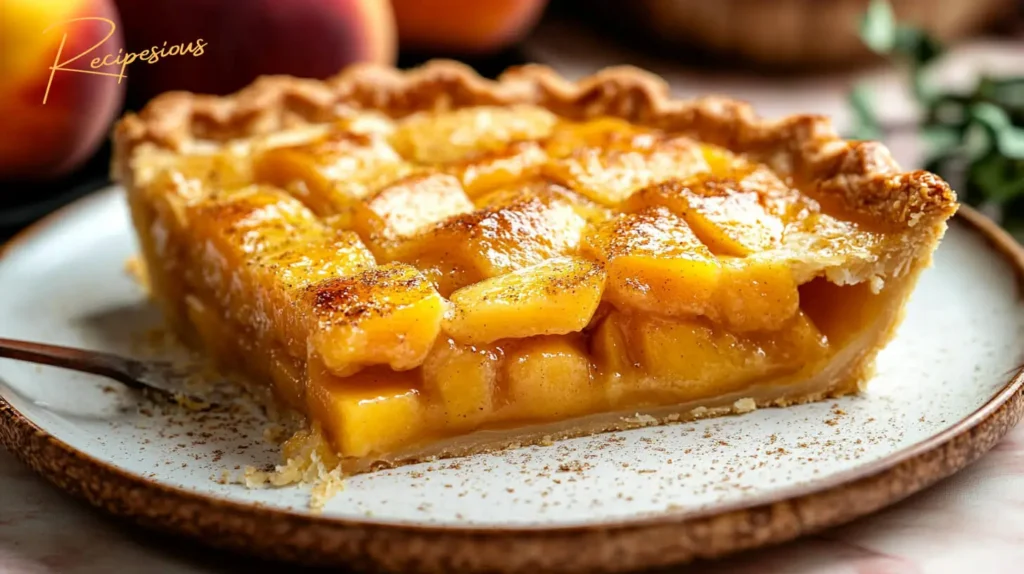 Tips for success - peach pie with canned peaches recipe