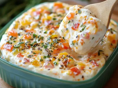 cream cheese and vegetable recipe pin
