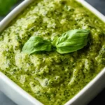pesto recipe without pine nuts pin