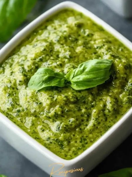 pesto recipe without pine nuts pin