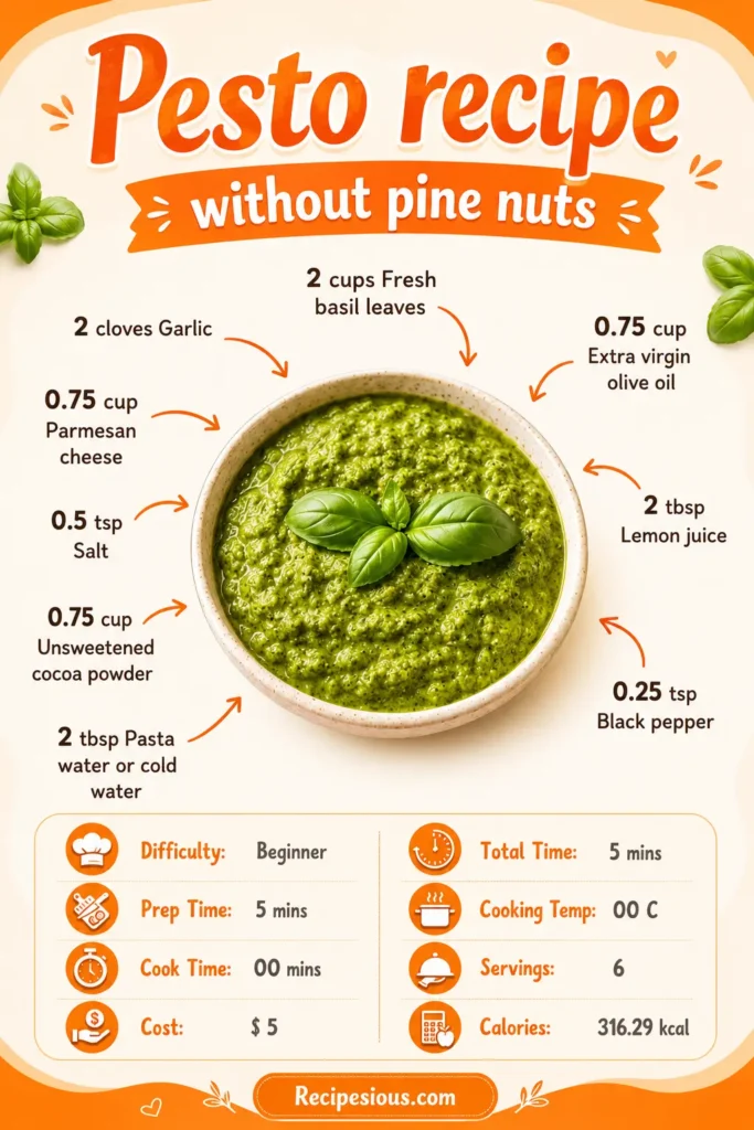 pesto recipe without pine nuts2