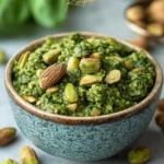 pistachio pesto recipe pin