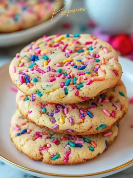 sprinkle cookie recipe pin